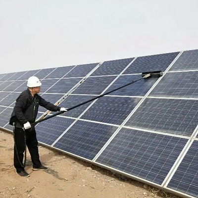 5.4M Motor Driven Brush Solar Panel Dry Cleaning Tool Without Water