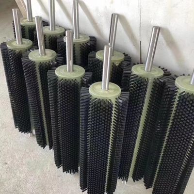 PP Bristle Black Conveyor Brush Roller