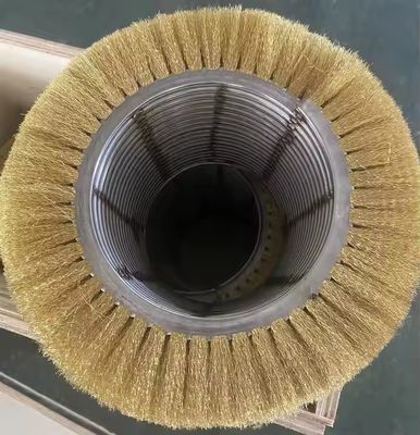 Double Stainless Steel Belt Spiral Roller Brush With Or Without Shaft