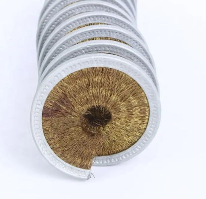 Spiral Brass Coated Steel Wire Brush Cylinder Spiral Wound Cleaning Inside Coil Brush