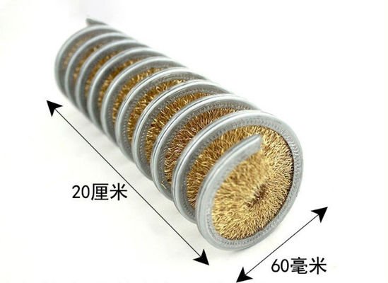 Cold Pier Wire Rust Removal Powder Removal Dust Prevention Spiral Inner Winding Spring Brush Roller