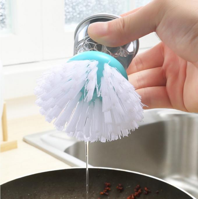 Abwasch-Kessel-Reinigungs-Bürste mit Kunststoffgriff